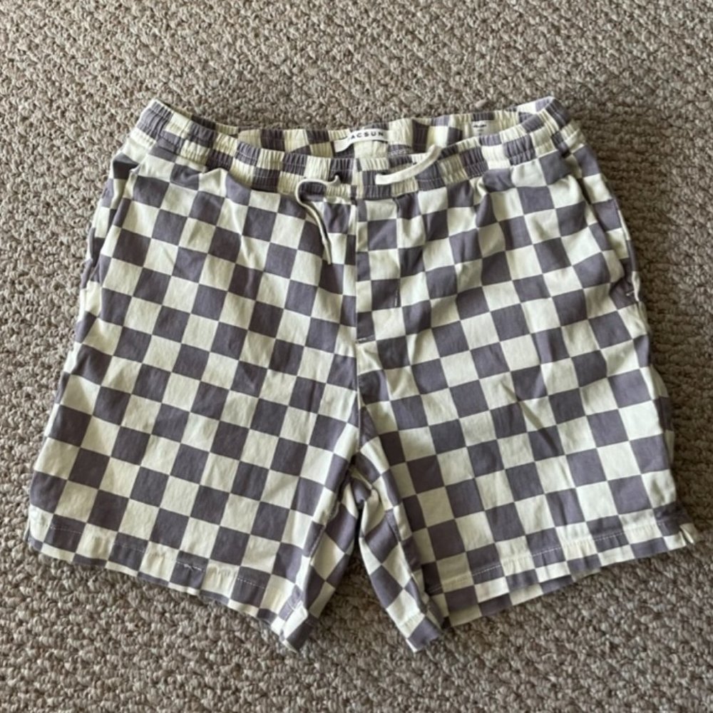 Checkered PacSun Volley Shorts